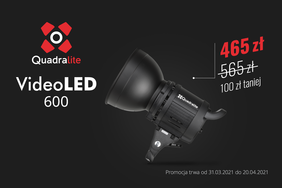 Quadralite VideoLED 600 jetzt 100 PLN günstiger!