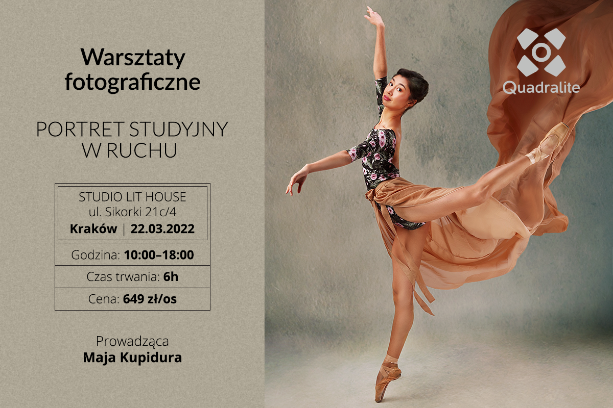 Studioporträt in Bewegung – Fotoworkshop mit Quadralite