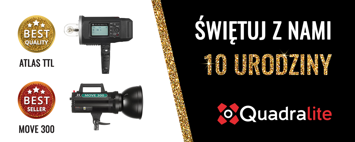 Sonderangebot zum Geburtstag – Wir feiern 10 Jahre Quadralite