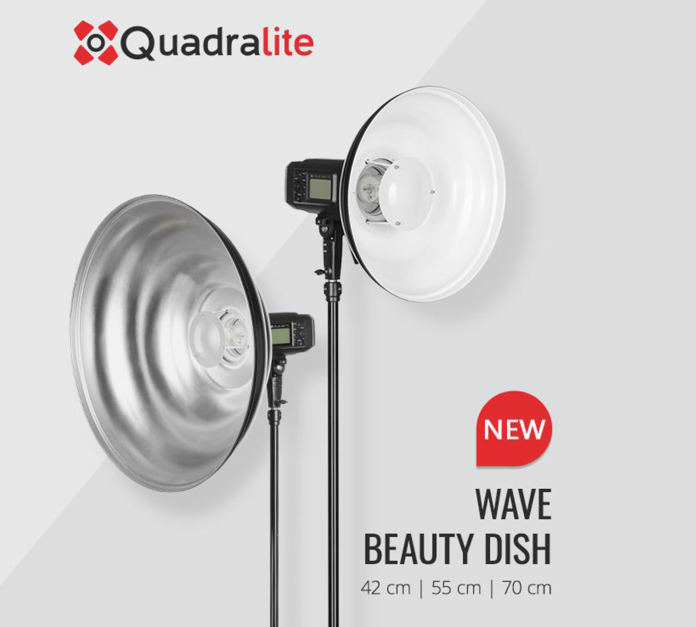 Wave Beauty Dish – nuovo modificatore Quadralite — 1