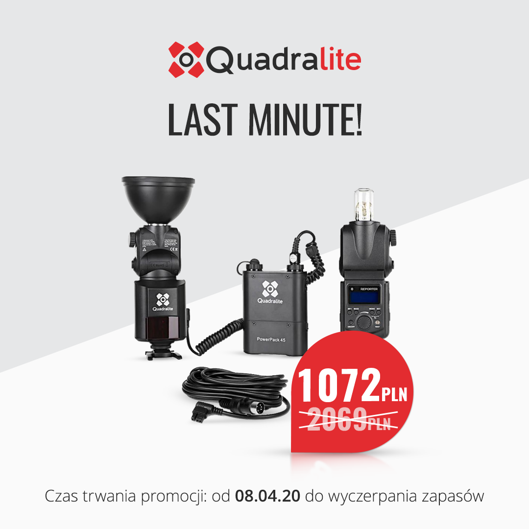 Last-Minute-Aktion: Quadralite Reporter 360 + 180 Set