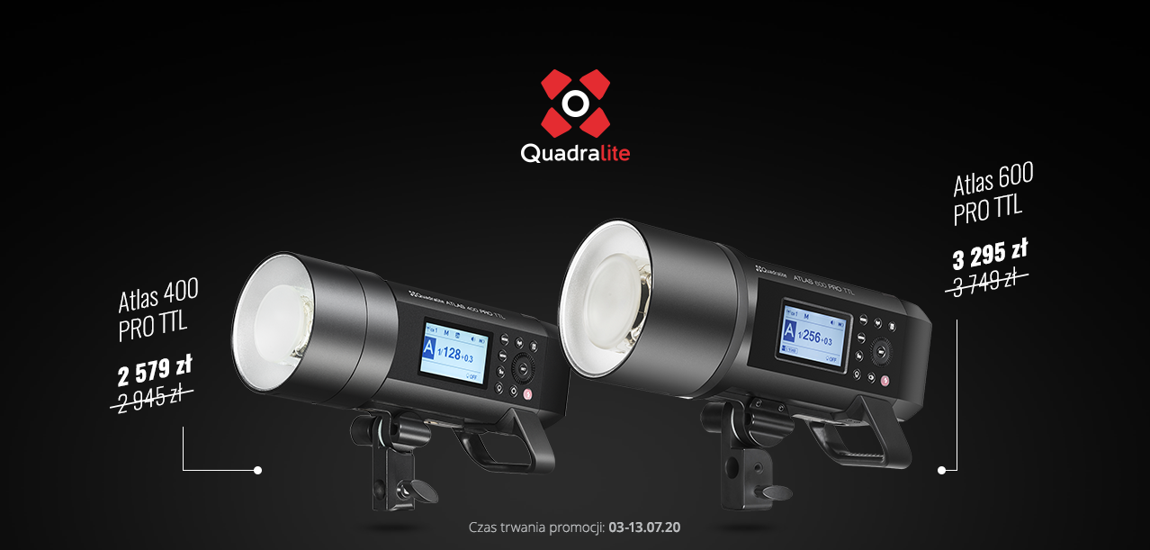 Quadralite PROmotion – professionelles Fotostudio. Bis zu 450 PLN sparen! — 1