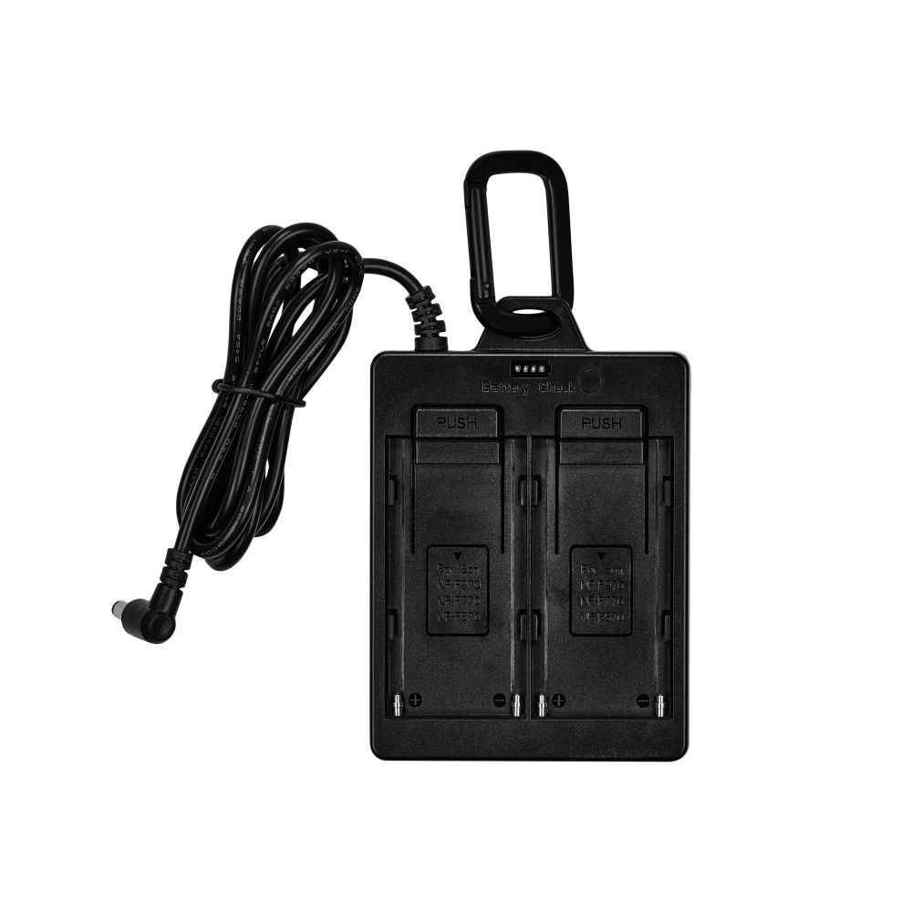 Quadralite Adapter baterii (2x NP-F) do lamp SVL
