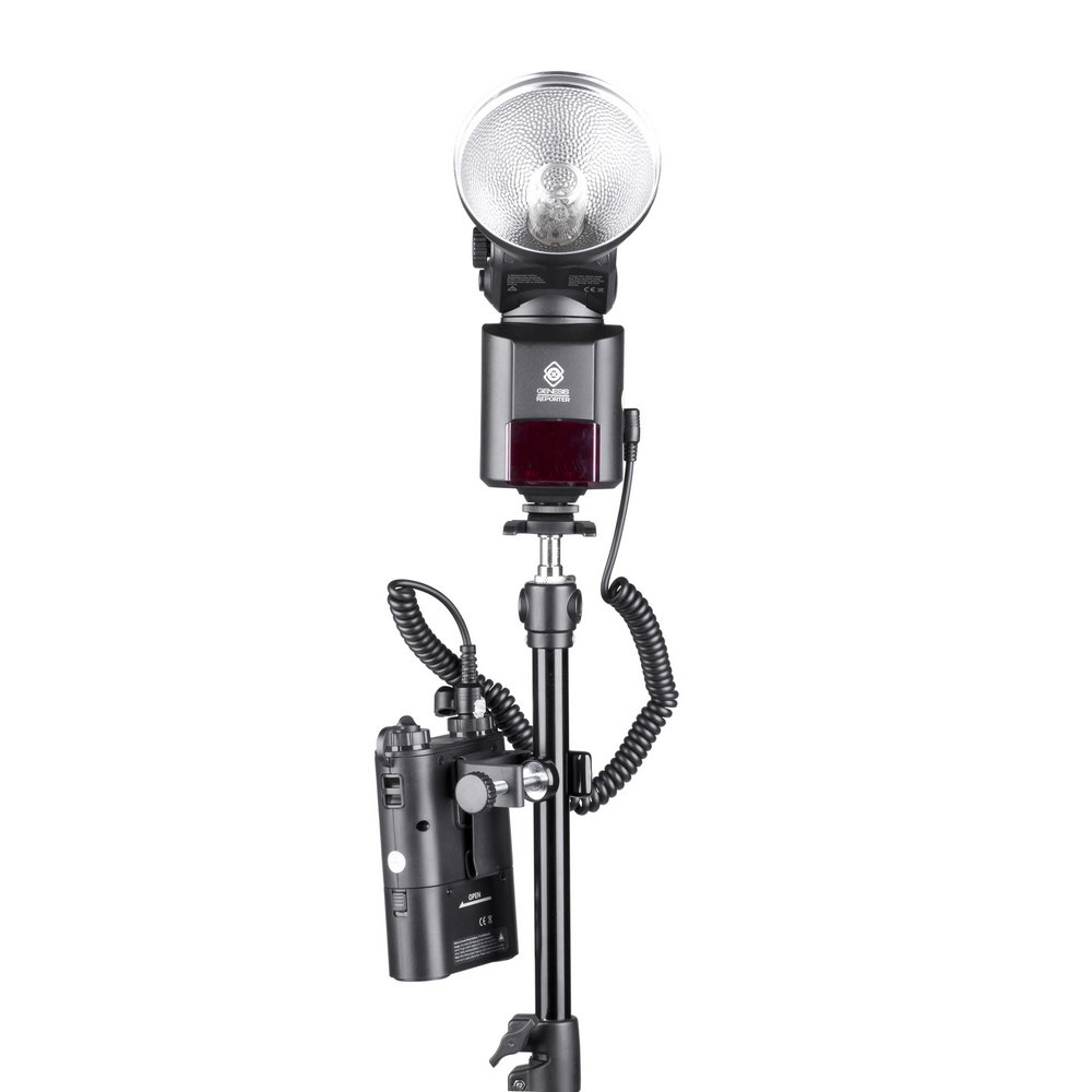 Quadralite Reporter PowerPack 45 – Halter Stativ