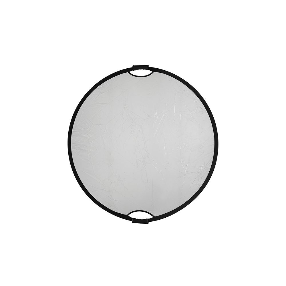 Quadralite Blenda z uchwytem srebrno-biała 60 cm
