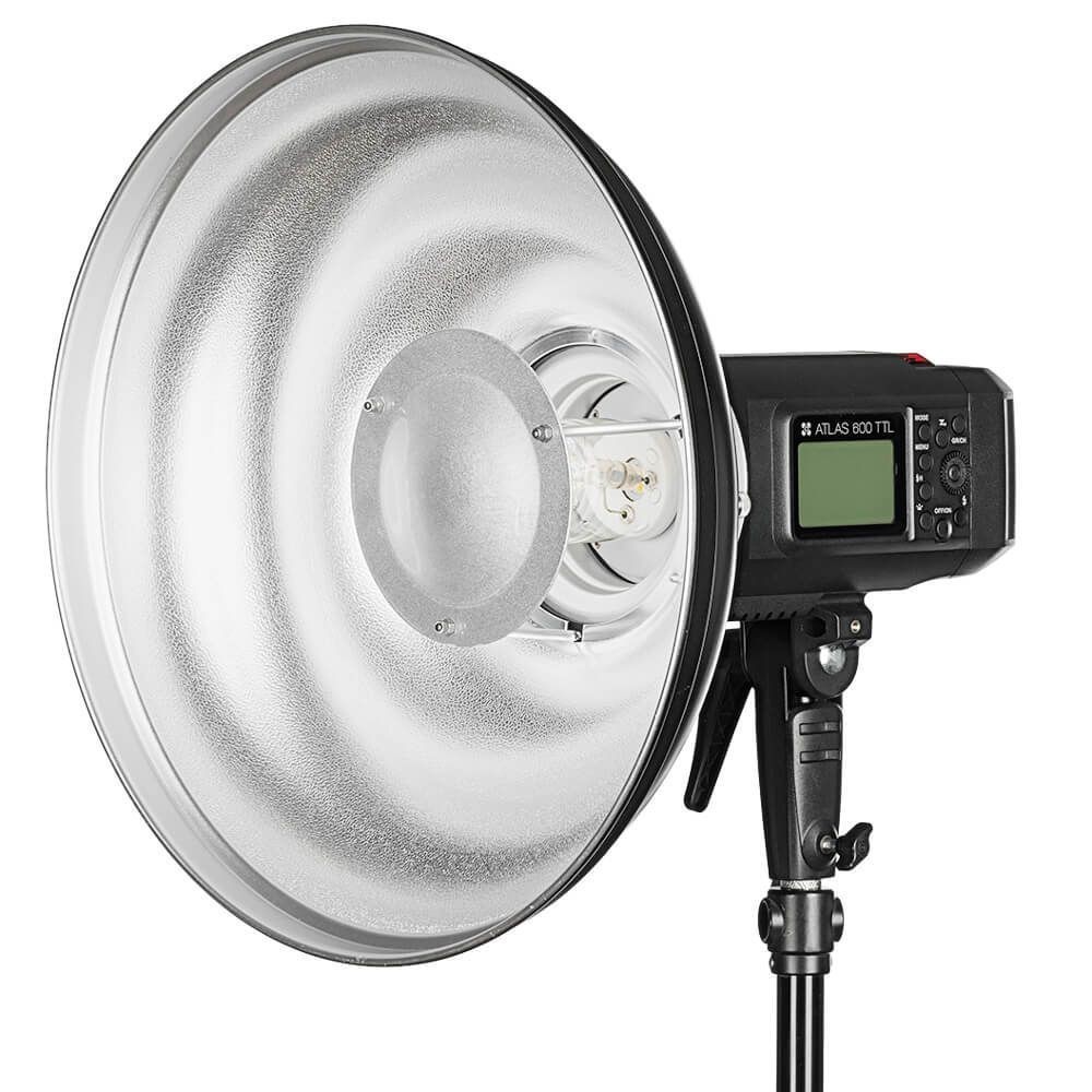Quadralite Wave Beauty Dish srebrny 70