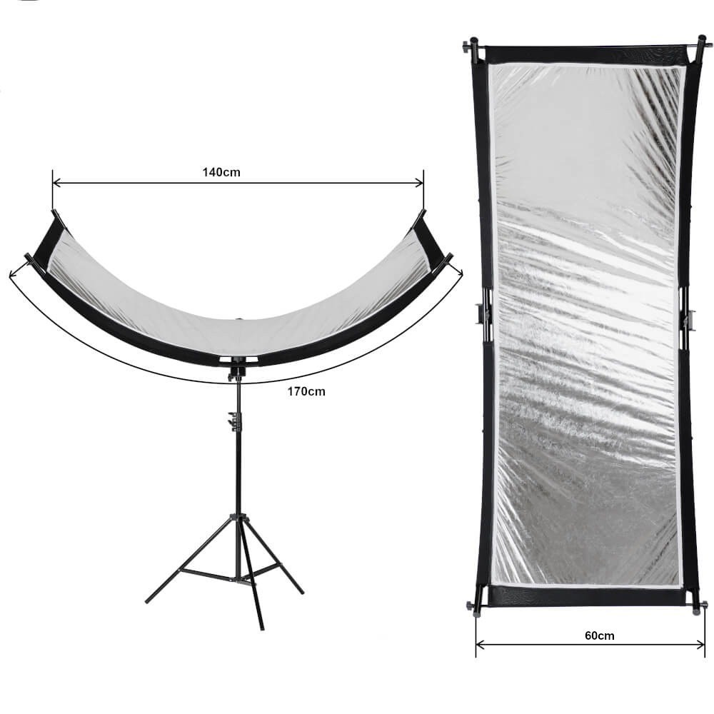 Quadralite Crescent L Riflettore beauty telaio