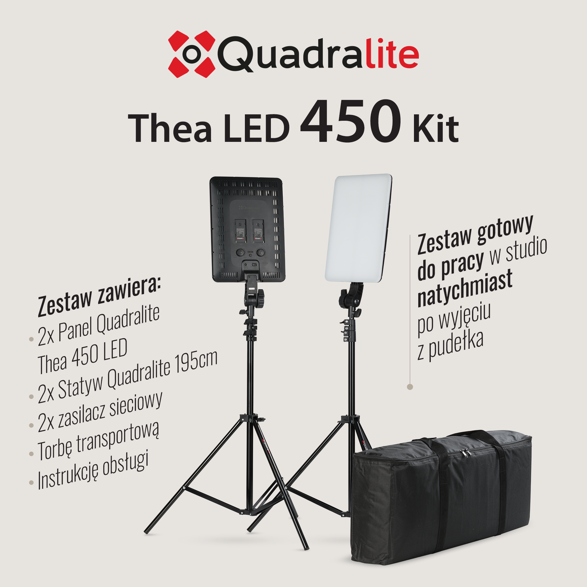 Quadralite Thea 450 LED Kit