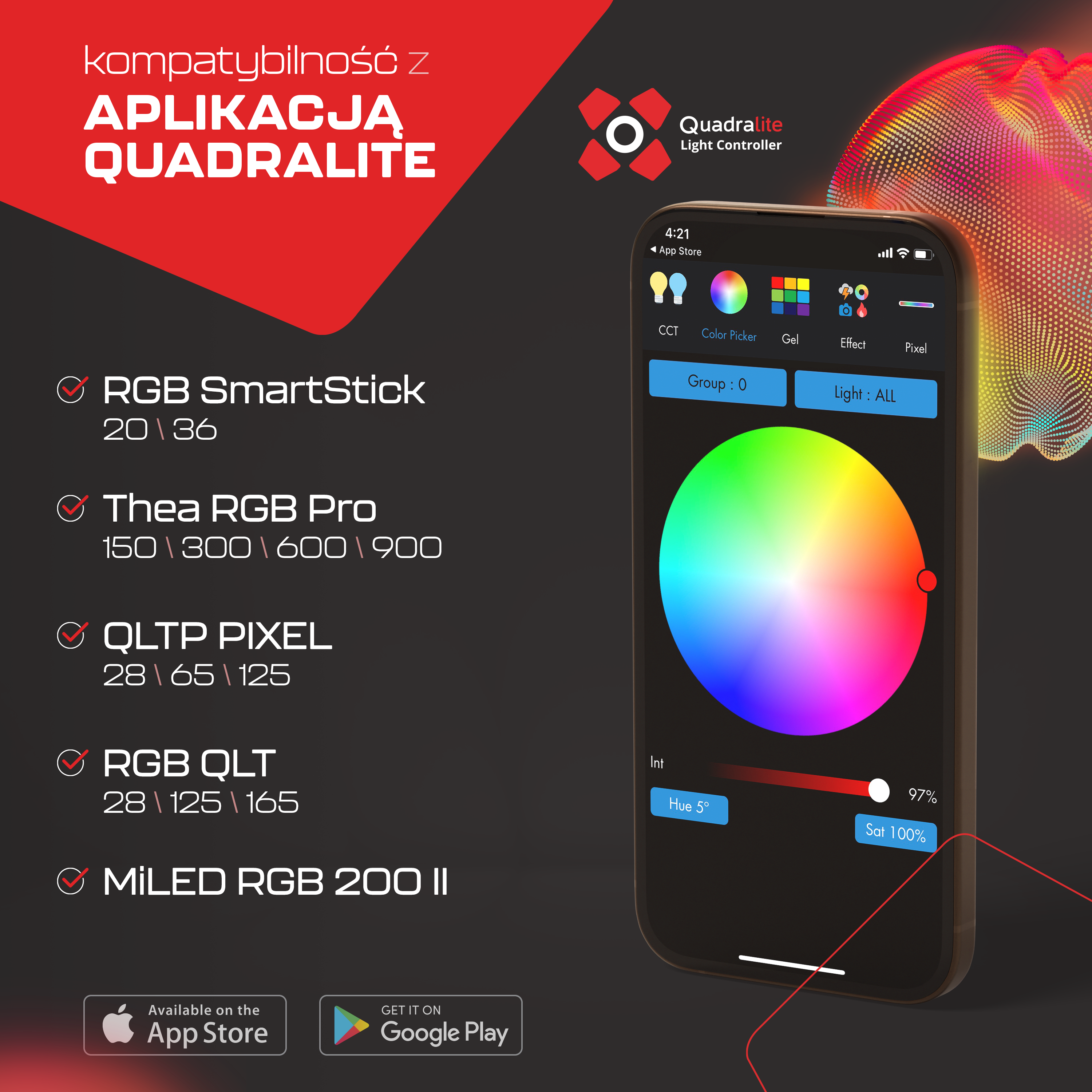 Quadralite Thea RGB 150 LED