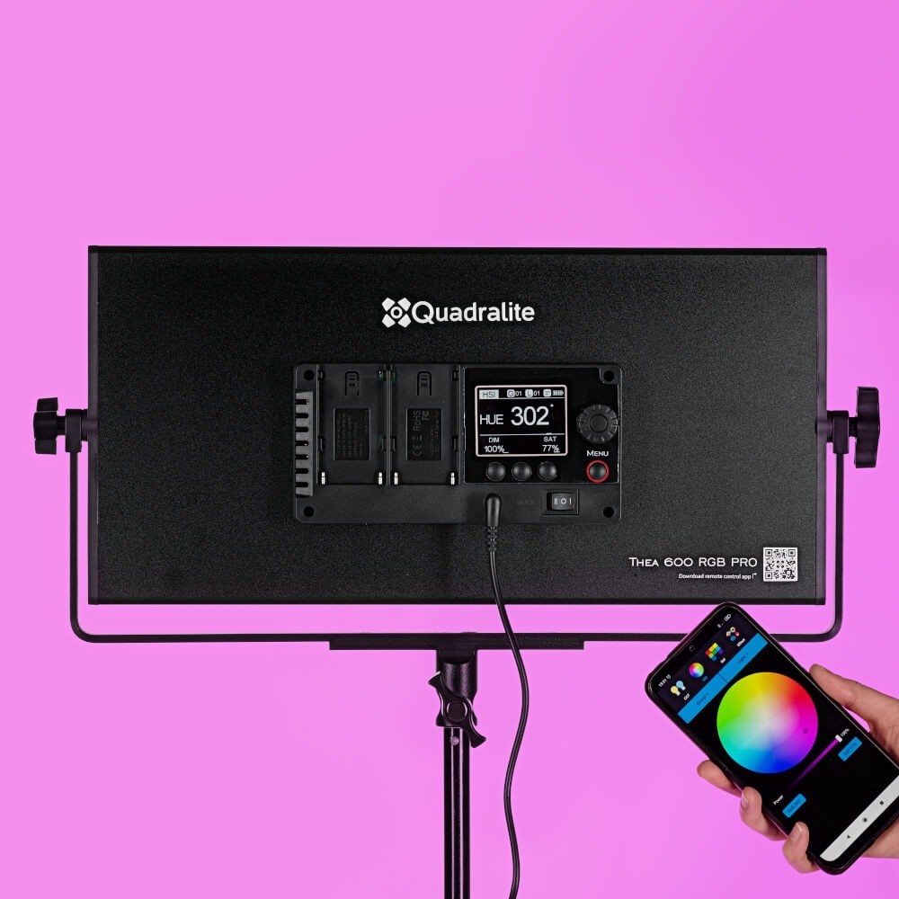 Quadralite panel LED Thea 600 RGB PRO